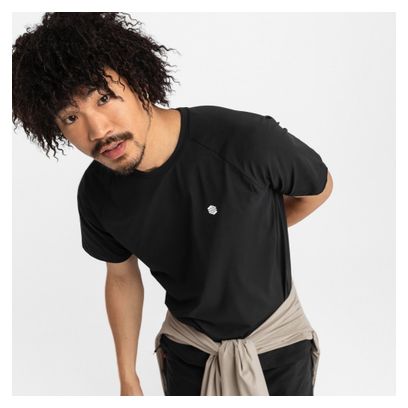 T-shirt randonnée manches courtes homme Cave Noir