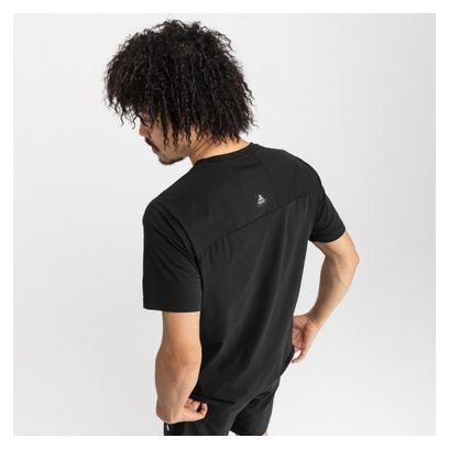 T-shirt randonnée manches courtes homme Cave Noir