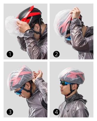 Rockbros housse de pluie pour casque