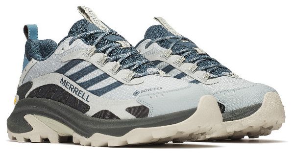 Chaussures de Randonnée Merrell Moab Speed 2 Gore-Tex Gris/Bleu