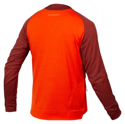 Maillot Manches Longues Endura SingleTrack Rouge
