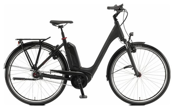 Vélo de Ville Électrique Winora Sinus Tria N8f Monotube 500 Wh 26'' Shimano Nexus 8V Noir Mat 2021