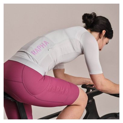 Rapha Pro Team Training III Kurzarm-Trikot für Damen, Silber/Quarz