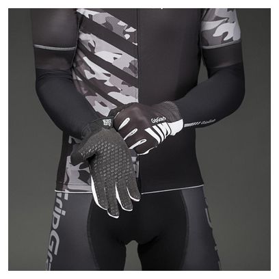 Lange Handschuhe GRIPGRAB Raptor Schwarz Weiß