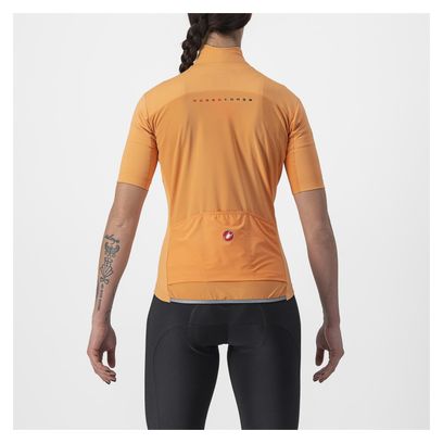 Kurzarmtrikot für Frauen Castelli Perfetto Ros 2 Wind Orange