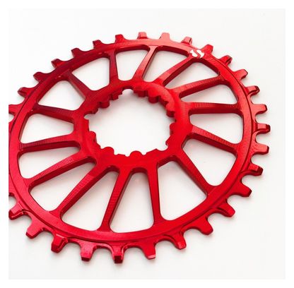 Plateau Oval Shift Up gris (SRAM)
