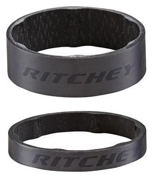 Ritchey 1-1/8' Carbon Headset Spacers Kit (x2) Matte Black
