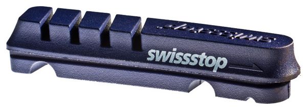 SwissStop Flash EVO BXP x4 Pastiglie per freni Inserti in alluminio per Shimano / Sram / Campagnolo