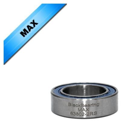 Roulement Max - BLACKBEARING - 63802 2rs