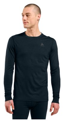 Odlo Merino 200 basislayer met lange mouwen, donkergrijs, heren