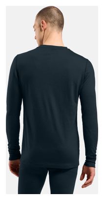 Odlo Merino 200 basislayer met lange mouwen, donkergrijs, heren