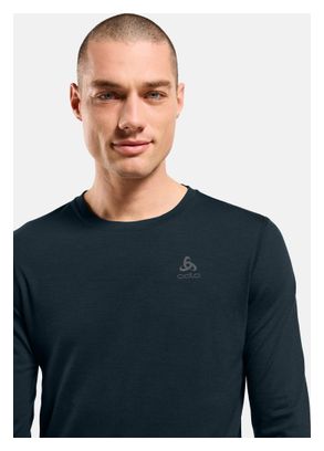 Odlo Merino 200 basislayer met lange mouwen, donkergrijs, heren