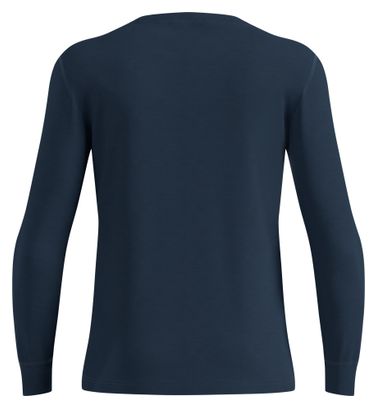 Odlo Merino 200 basislayer met lange mouwen, donkergrijs, heren