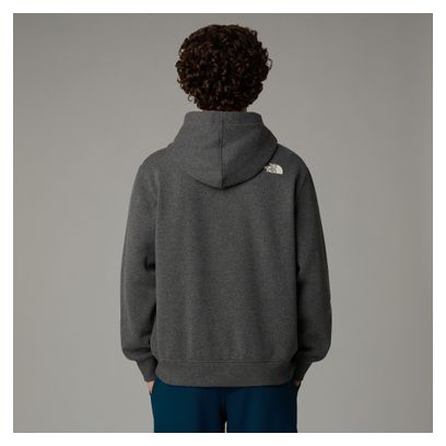 Sweat The North Face Hoodie Varsity Graphic Gris