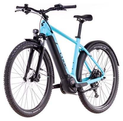 VTC Électrique Cube Nuride Hybrid Performance 500 Allroad Shimano Cues 9V 500 Wh 29'' Bleu Swimming Pool 2025