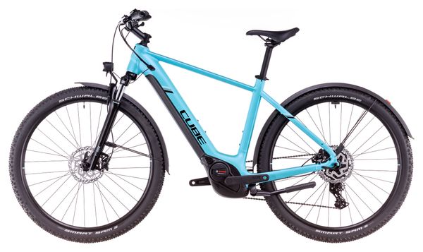 VTC Électrique Cube Nuride Hybrid Performance 500 Allroad Shimano Cues 9V 500 Wh 29'' Bleu Swimming Pool 2025