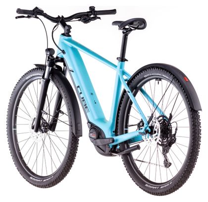 VTC Électrique Cube Nuride Hybrid Performance 500 Allroad Shimano Cues 9V 500 Wh 29'' Bleu Swimming Pool 2025