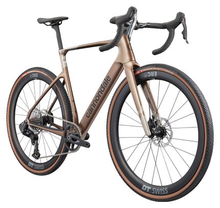 Vélo de Gravel Cannondale SuperX 3 Sram Rival XPLR AXS 13V 700mm Bronze/Gris
