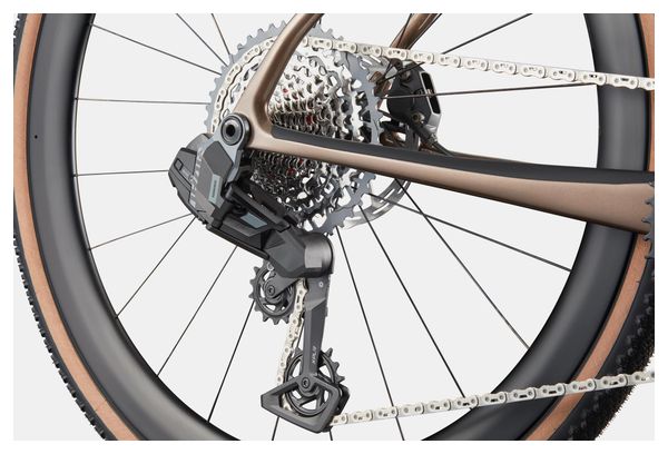Vélo de Gravel Cannondale SuperX 3 Sram Rival XPLR AXS 13V 700mm Bronze/Gris