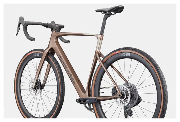 Vélo de Gravel Cannondale SuperX 3 Sram Rival XPLR AXS 13V 700mm Bronze/Gris
