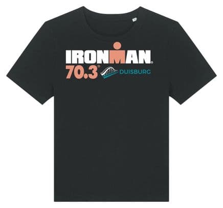 T-Shirt Manches Courtes Ironman 70.3 Duisburg Noir Femme