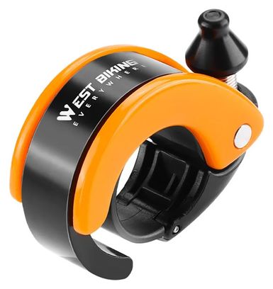 Sonnette de vélo en forme de dauphin  - Orange