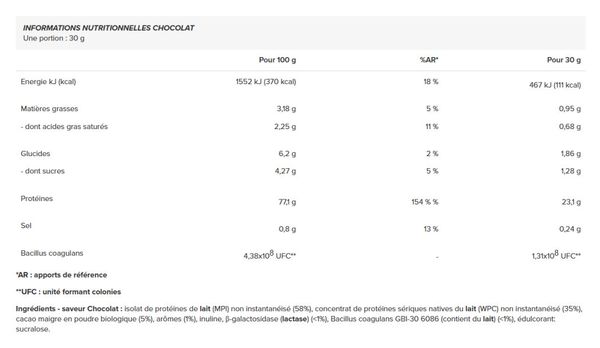 Whey Native Protimuscle (1kg) - Nutrimuscle - Chocolat - Whey Complex