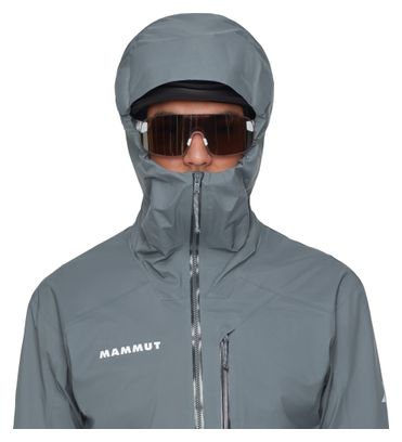 Assos x Mammut Hs Hooded Grey Waterproof Jacket