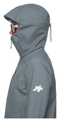 Assos x Mammut Hs Hooded Grey Waterproof Jacket