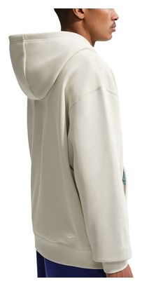 Felpa con cappuccio Nike ACG Tuff Fleece bianca da uomo