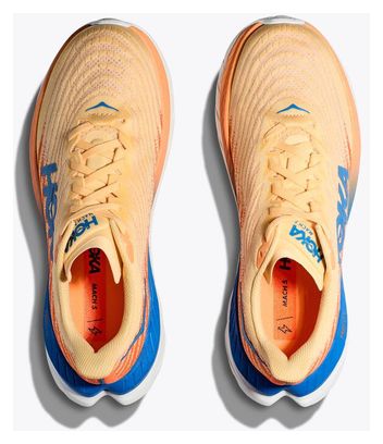 Chaussures de Running Hoka Mach 5 Orange Bleu