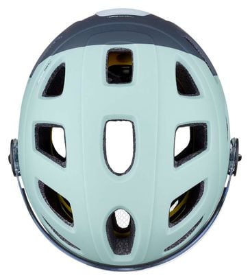 Cairn Quartz Visor Led Usb Mips Urban Helmet Light Green