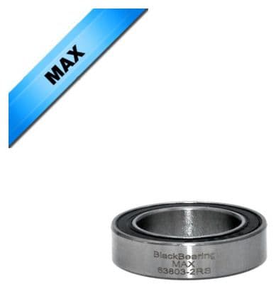 Roulement Max - BLACKBEARING - 63803 2rs