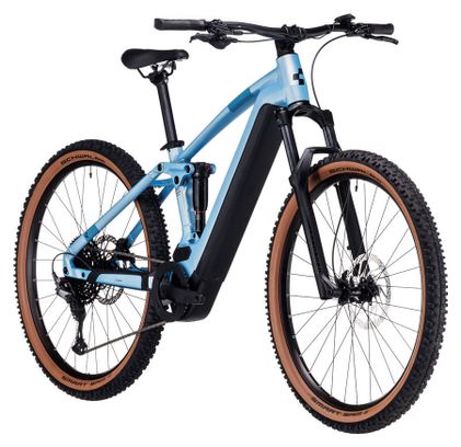 Cube Stereo Hybrid 120 Pro 625 Electric Full Suspension MTB Shimano Deore 12S 625 Wh 29'' Sage Metallic Blue 2024