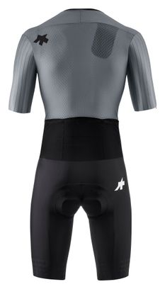 Mono de ciclismo Assos Equipe RS Le Houdini S11 Negro/Plata para hombre