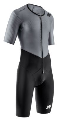 Mono de ciclismo Assos Equipe RS Le Houdini S11 Negro/Plata para hombre