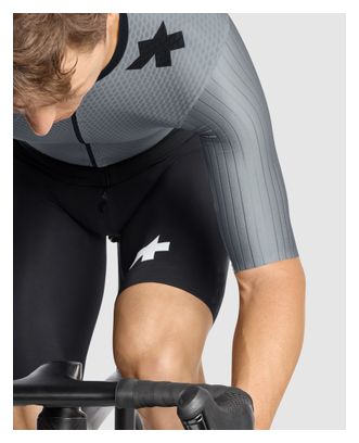 Mono de ciclismo Assos Equipe RS Le Houdini S11 Negro/Plata para hombre