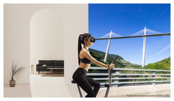 Fit Immersion Mobile-2 Kit Entrainement Sport Vélo Indoor en Réalité Virtuelle pour Telephones IOS