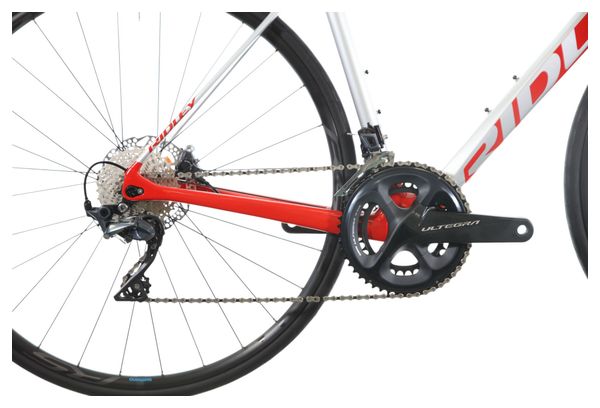Ridley Fenix SL Disc Bicicleta de carretera Shimano Ultegra 11S 700 mm Plata Roja