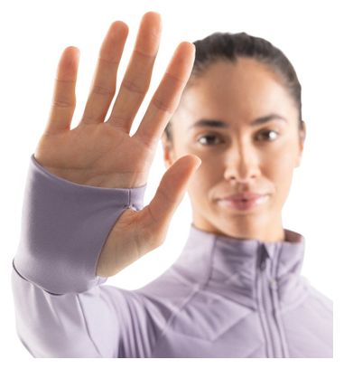 Veste fitness isolante légère femme Empower Pourpre