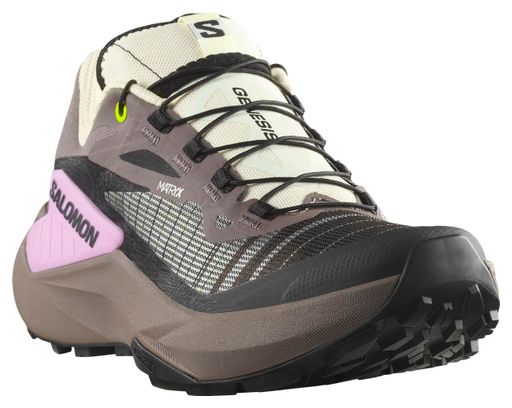 Chaussures Trail Salomon Genesis Marron/Rose Femme