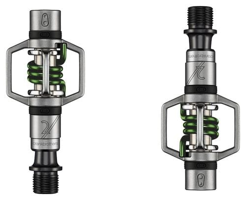 Pedales Crank Brothers EGGBEATER 2 - Plata Verde