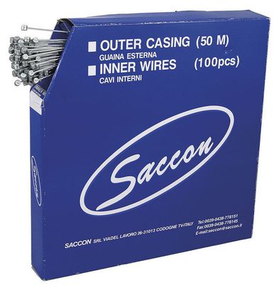 Lot de 100 câbles de frein en acier inoxydable butoir marteau pour Saccon