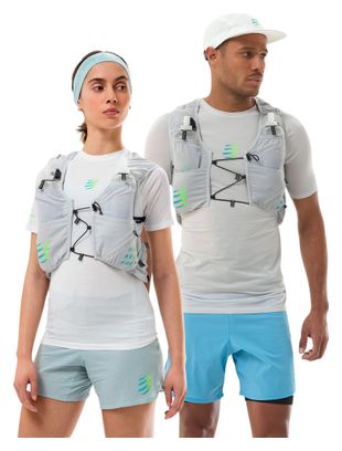 Zaino idratante Compressport Ultrun Evo 10 Pack Grigio/Blu Unisex