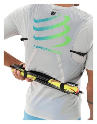 Zaino idratante Compressport Ultrun Evo 10 Pack Grigio/Blu Unisex