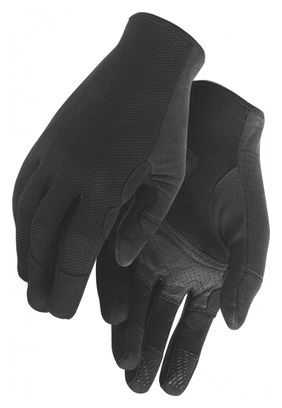 Paar Assos Trail Long Gloves Black Series