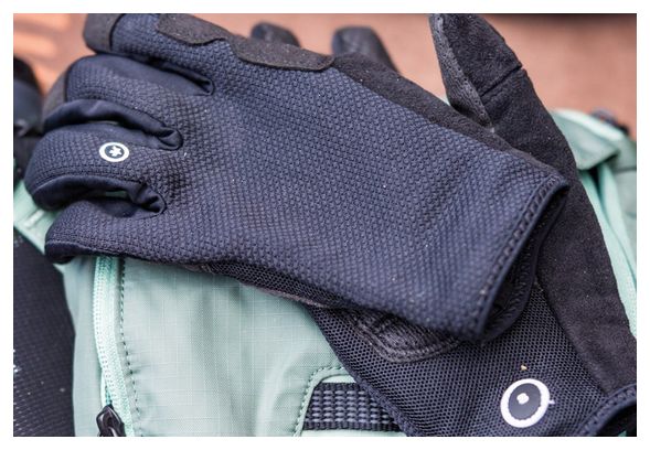 Paar Assos Trail Long Gloves Black Series