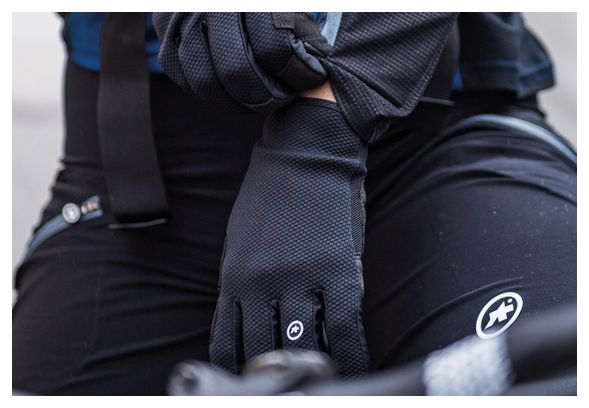 Paire de Gants Longs Assos Trail Noir Series