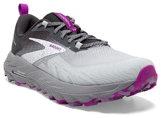 Brooks Cascadia 17 Grey Violet Women's Trail Shoes