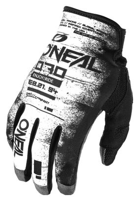Lange Handschuhe O'Neal Mayhem Scarz Schwarz/Weiß
